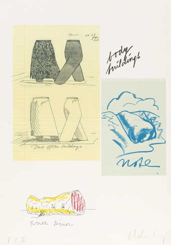 Proof; 9 color lithograph