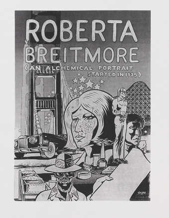 6 pages of comics executed by Spain of Zap Comix, based on Roberta's Adventures.