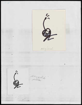 marker ink; 2 pieces taped together