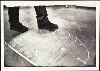 Invitation card for the exhibition of the work "Room 3 . . ." in the Galerie Klein,...