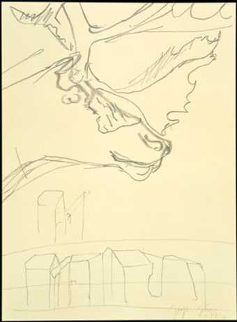 From Triptychon, three lithographs (accession #92.249.1-.3)