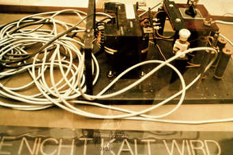 zinc-covered tin cassette with eight color photographs by Wolfgang Püschel