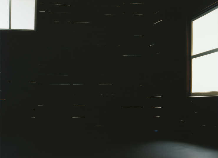 interior of a barn, Jackson Pollock's studio