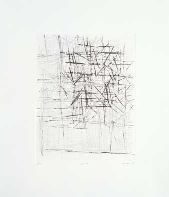 Monochrome images of grid like patterns