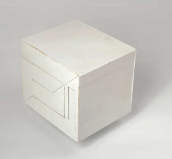 Wood box containing works by Yoko Ono and John Lennon; packaging designed by George Maciunas;...