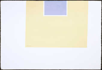 A series of "windows" printed in different colors, .1 orange and pink, .2 black,...