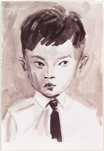 portrait of Rirkrit Tiravanija as a child