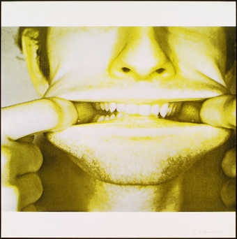 one from a portfolio of 5 screenprints on paper