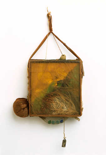 a constructed box assemblage