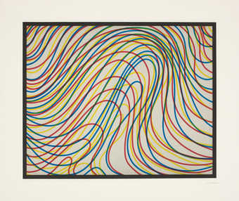 An aquatint from five plates.