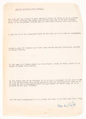 Black type on white paper. Score for an event in English.  See also 89.252 and 89.251.