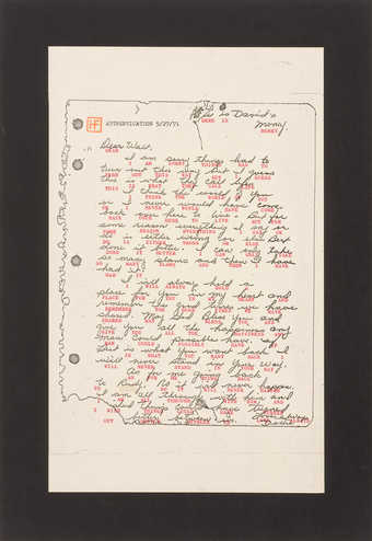 titles of each print: .1: Authentication .2: Matching Accessories, .3:  Means and Ends Belong to...