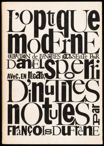 Fluxus publication designed by Maciunas.