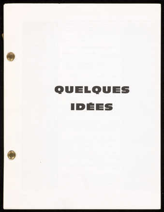 A paperback booklet with pages held together by fasteners.  A handwritten message to Berner from...